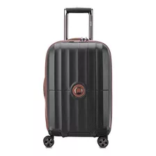 Maleta Carry On 55 Cm. Expandible Delsey St. Tropez Color Negro