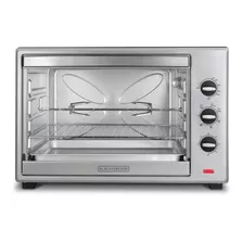 Horno De Mesa Eléctrico Black+decker To7000 67l Plateado 220v