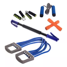 Kit Treino Yoga Ref. 5008 Com 1 Corda De Pular, 2 Hand Grip