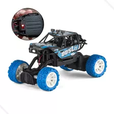 Carrinho Monster Truck - Grande Luz Colorida Super Carro Top Cor Azul