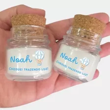 Mini Vela Aromática Lembrancinha Maternidade (25 Unidades)