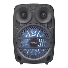 Caixa Som 130w Controle Remoto Led Portátil Bluetooth Trc