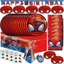 Decoraciones De Cumpleaños De Spiderman Suministros P...