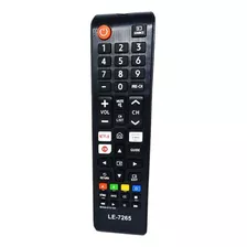 Controle Remoto Tv 4k Smart Netflix Prime Le-7265