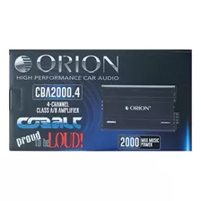 Amplificador Orion Cobalt Cba2000.4 Hp Lp 4 Ch 2000w 90db 