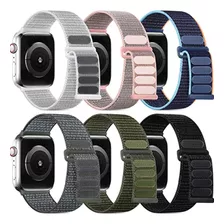 Pulso Correa Banda Nilón Velcro Para Apple Watch Iwatch