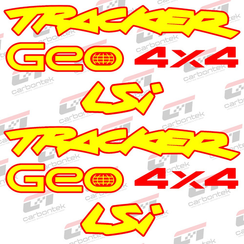 Stickers Calcomana Kit Pack Tracker Geo 4x4 Lsi Vinil Calca Foto 9