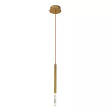 Pendente Nordecor Led Pean 3w 3000k 2518 Dourado Fosco 3w