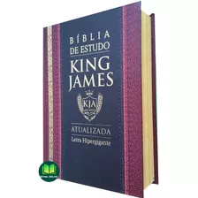 Bíblia King James De Estudo Atualizada | Kja | Letra Hiper G