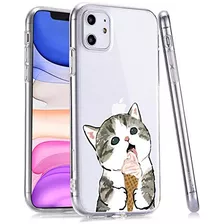 Funda Para iPhone 7/iPhone 8/iPhone SE 2020 Cat Ice Cream-02