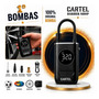 Mini Compressor Digital Portátil Cartel Barber Shop Para Carro Moto E Bicicleta Com Calibrador Digital Inflador Elétrico De Pneus 12v Display Lcd Lanterna Led Compacto E Recarregável Preto 127/220v