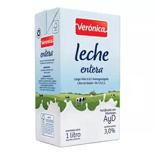 Leche Veronica Entera Larga Vida Sin Tacc 1 Litro