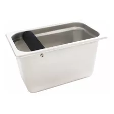 Caja De Golpe Para Café Bagazo Cuarto 6 Pulgadas Acero Inox