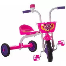 Triciclo Motoca Velotrol Bicicleta Menina Ultra Rosa Criança