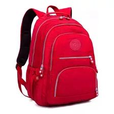 Mochila Feminina Notebook Tactel Resistente Escola Faculdade Cor Bordô