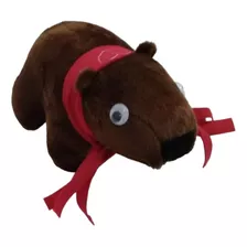 Capivara De Pelúcia G Com Cachecol Padrão