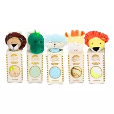 Kit 5 Naninhas Com Prendedor Chupeta Animais Para Bebê