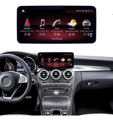 Radio Android Mercedes Benz Clase C 2015 A 2018 Carplay Foto 6