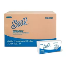 Papel Toalha Interfolha Folha Dupla Scott 2400 Fls Promoção