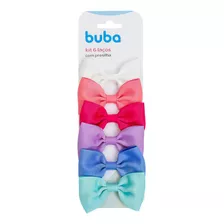 Set De 6 Corbatas Infantiles Con Clip Surtido 15309 - Buba