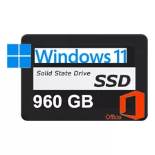 Ssd 960gb Com Windows 11 Instalado + Pacote Office