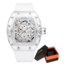 Reloj Luminoso Transparente Kimsdun Hollow Out