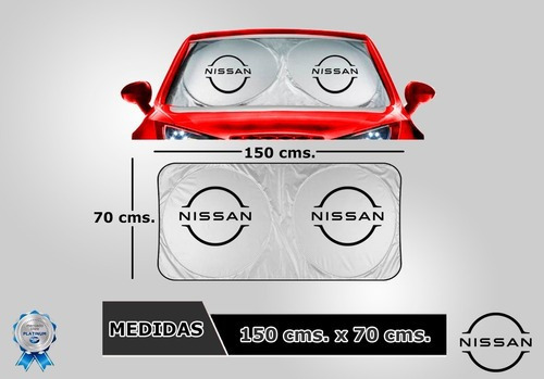 Cubresol Para Nissan 200sx Coupe Sedan Con Logo T1 , Foto 3