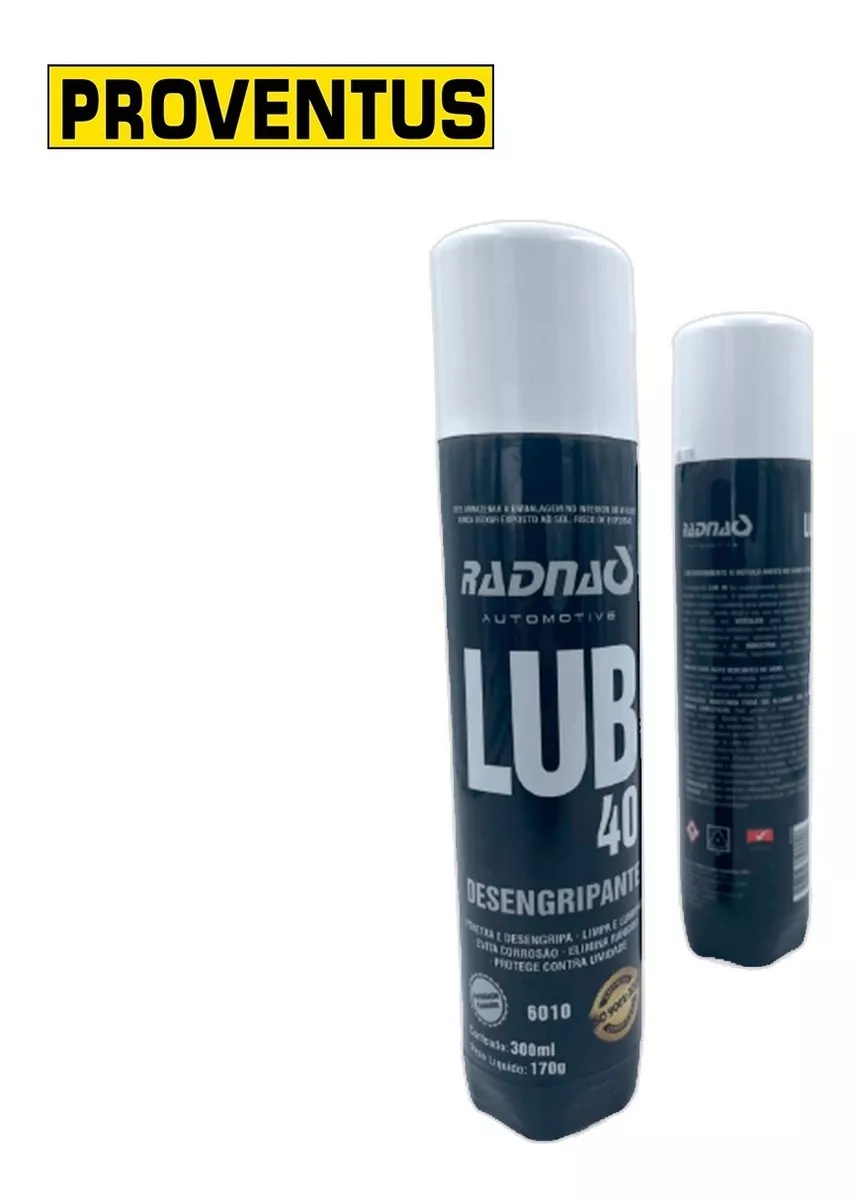 Óleo Desengripante Lubrificante Spray Lub40 Radnaq 300ml