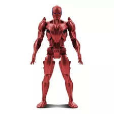 Super Vilão Mist-man Articulado Vermelho Roma Brinquedos