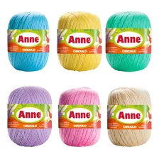 Kit Coleção Cores E Tons Anne 500m 147g Crochê E Tricô