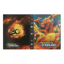 Álbum P Guardar Cartas Figurinhas Anime Pokémon 120 Peças 