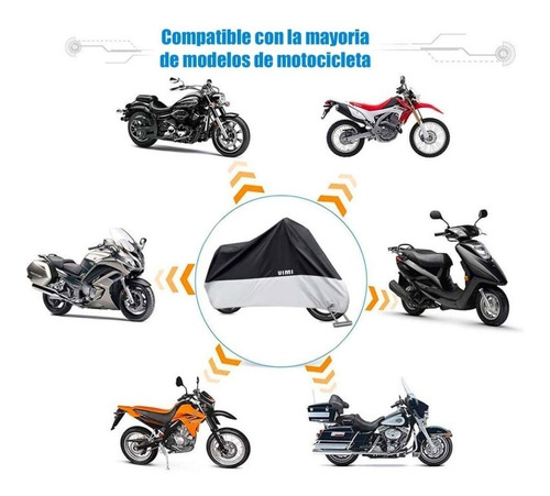 Funda Para Moto Bicicleta Impermeable Cubre Polvo Foto 2