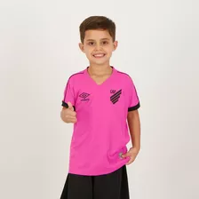 Camisa Umbro Athletico Paranaense Outubro Rosa 2023 Infantil