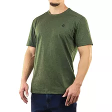 Camiseta Básica Casual Mescla Verde Dogtag Invictus