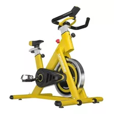 Bicicleta Ergométrica Bytetrade Ab-9311 Para Spinning Cor Amarelo E Preto