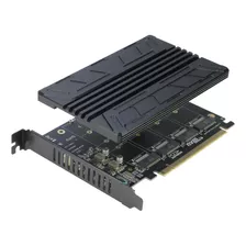 Adaptador Pcie Quad Nvme, Riitop 4 Puertos Nvme A Pci-e 4.0.