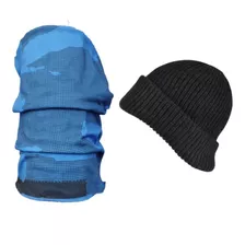 Cuello Salomon Dress Blue + Gorro Lana - Envio Gratis!