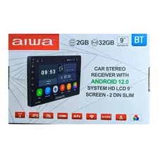 AIWA Radio 9 pulgadas Aiwa 2 DIN Android 12 BT/WIFI/USB A900BS