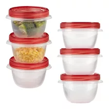 6 Contenedores Rubbermaid Take Along T/rosca 473ml Original