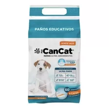 Cancat Paños Pañales Entrenamiento Perros 50 Unidades 60x40cm