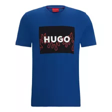 Playera Hugo Para Hombre Regular Fit De Punto De Algodón