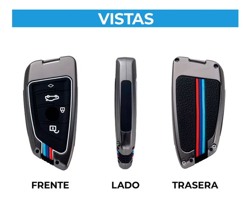 Funda Carcasa Llave Bmw Serie 2 3 5 6 7 X1 X2 X3 X5 X6 Foto 3