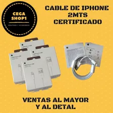 3 Cable Para iPhone De 2 Metros Certificado En Promocion