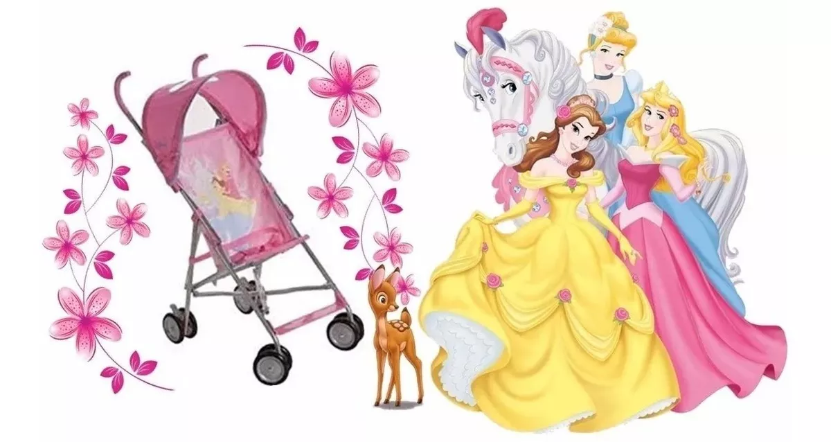 Coche Paragua Disney Princesas!!!!!!!!!! Remate