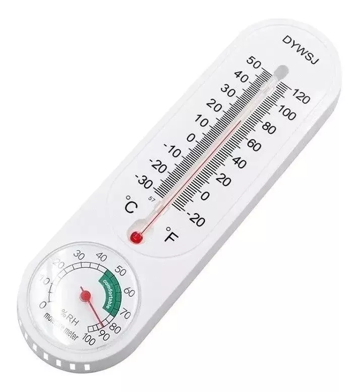 Termómetro Higrómetro Ambiental De Pared Temperatura Humedad