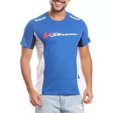 Camiseta Suzuki V Strom Vstrom Azul