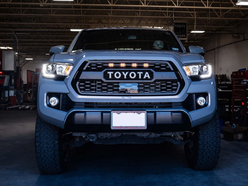 Parrilla Frontal Toyota Tacoma 2016-2021 Tipo Trd Con Led Foto 9