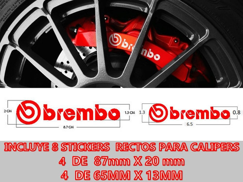 Stickers Calcomanias Para Calipers Brembo Tuning Accesorios Foto 8