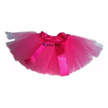 Saia De Tule Bailarina Bebê Com Top E Tiara