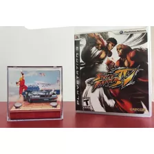 Jogo Street Fighter 4 Ps3 + Diorama Street Fighter 